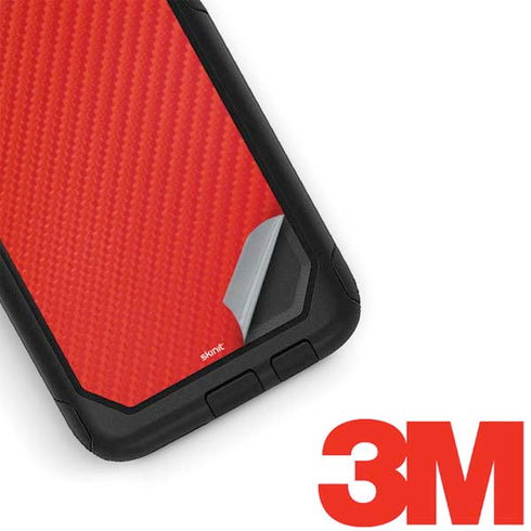 Red Carbon Fiber Specialty Texture Material Otterbox Commuter Galaxy Skin