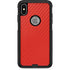 Red Carbon Fiber Specialty Texture Material Otterbox Commuter iPhone Skin