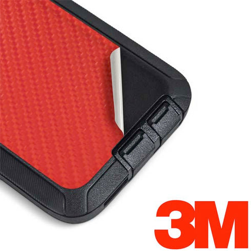 Red Carbon Fiber Specialty Texture Material Otterbox Defender Galaxy Skin