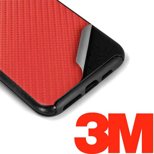 Red Carbon Fiber Specialty Texture Material Otterbox Symmetry iPhone Skin