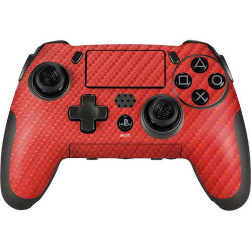 Red Carbon Fiber Specialty Material PlayStation Scuf Vantage 2 Controller Skin