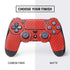 Red Carbon Fiber Specialty Material PS4 Controller Skin