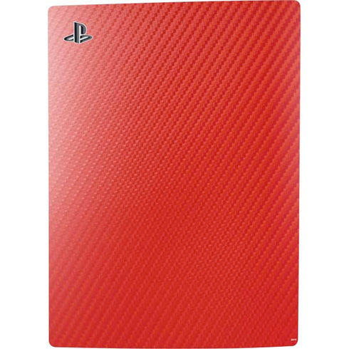 Red Carbon Fiber Specialty Material PS5 Bundle Skin