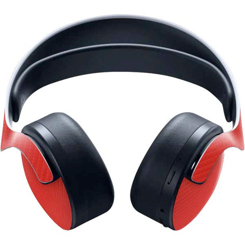Red Carbon Fiber Specialty Material PULSE 3D Wireless Headset for PS5 Skin