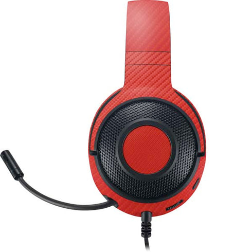 Red Carbon Fiber Specialty Material Razer Kraken X Skin