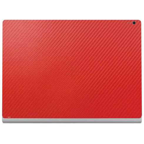 Red Carbon Fiber Specialty Material Surface Book 2 13.5in Skin
