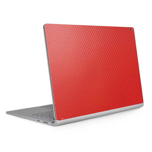 Red Carbon Fiber Specialty Material Surface Book 2 15in Skin