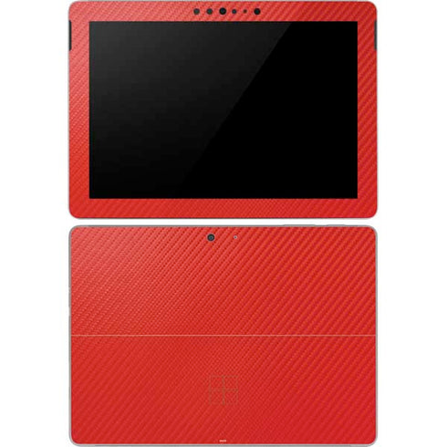 Red Carbon Fiber Specialty Material Surface Go Skin