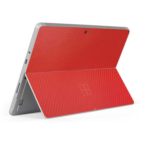 Red Carbon Fiber Specialty Material Surface Go Skin