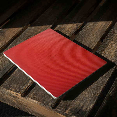 Red Carbon Fiber Specialty Material Surface Laptop 2 Skin