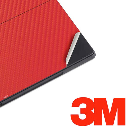 Red Carbon Fiber Specialty Material Surface Pro 6 Skin