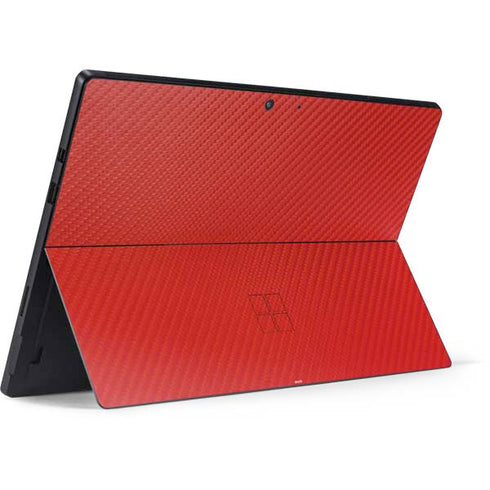 Red Carbon Fiber Specialty Material Surface Pro 7 Skin