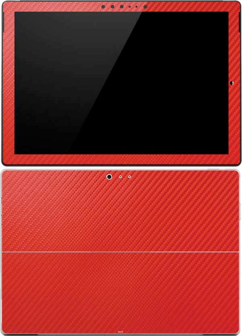 Red Carbon Fiber Specialty Material Surface Pro (2017) Skin