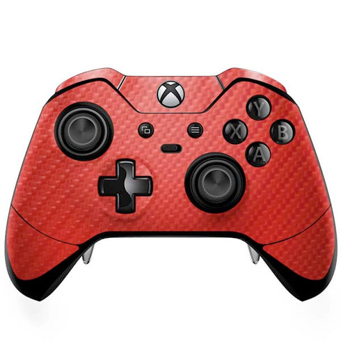 Red Carbon Fiber Specialty Material Xbox One Elite Controller Skin