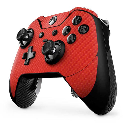 Red Carbon Fiber Specialty Material Xbox One Elite Controller Skin
