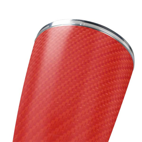Red Carbon Fiber Specialty Texture Material Yeti 20oz Tumbler Skin