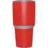 Red Carbon Fiber Specialty Texture Material Yeti 30oz Rambler Tumbler Skin