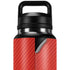 Red Carbon Fiber Specialty Texture Material YETI Rambler 36oz Bottle Skin
