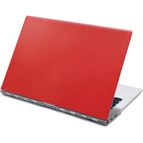 Red Carbon Fiber Specialty Material Yoga 910 2-in-1 14in Touch-Screen Skin