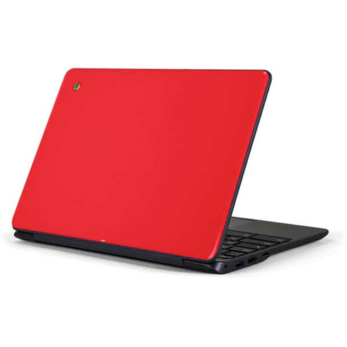 Red Solid Samsung Chromebook Skin