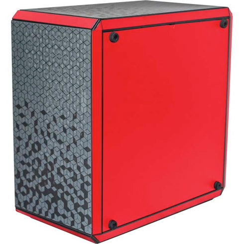 Red Solid Cooler Master MasterBox Q300L Mini Tower Skin