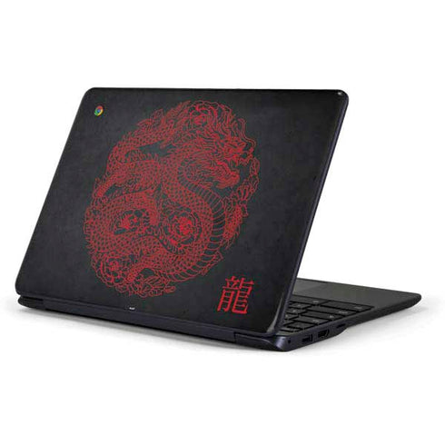 Red Dragon Samsung Chromebook Skin