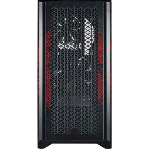 Red Dragon Corsair 4000D Tempered Glass Mid-Tower ATX Case Skin
