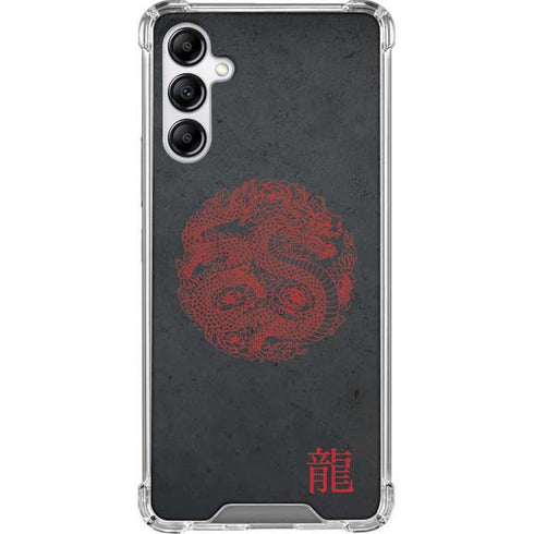 Red Dragon Galaxy A14 5G Clear Case