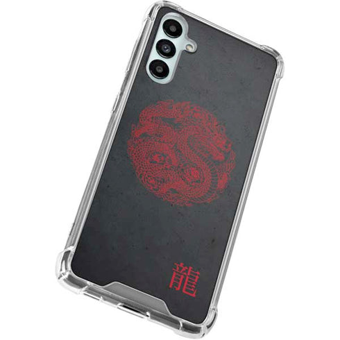 Red Dragon Galaxy A15 5G Clear Case
