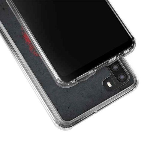 Red Dragon Galaxy A21 Clear Case
