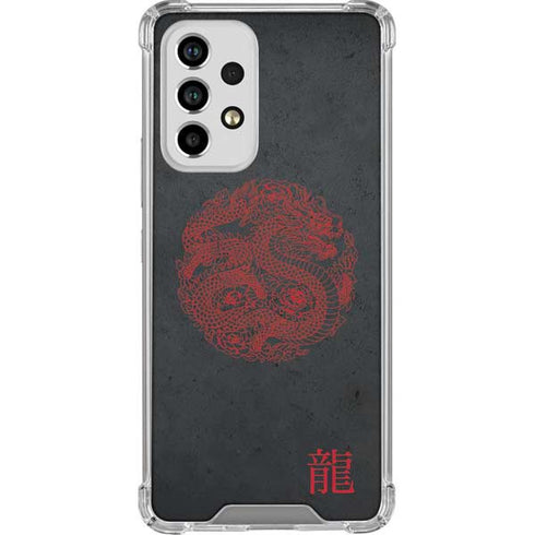 Red Dragon Galaxy A53 5G Clear Case