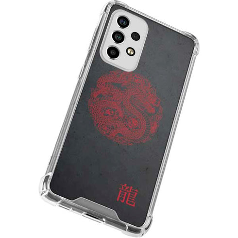 Red Dragon Galaxy A53 5G Clear Case