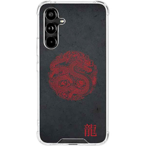 Red Dragon Galaxy A54 5G Clear Case