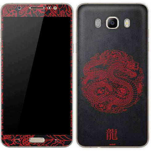 Red Dragon Galaxy J7 Skin