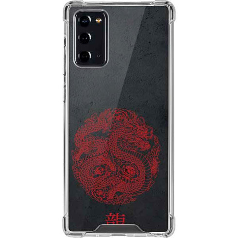 Red Dragon Galaxy Note20 5G Clear Case