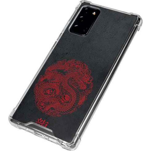 Red Dragon Galaxy Note20 5G Clear Case