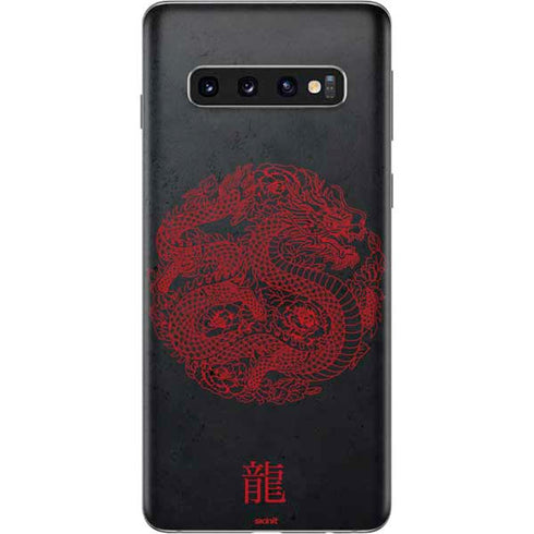 Red Dragon Galaxy S10 Skin