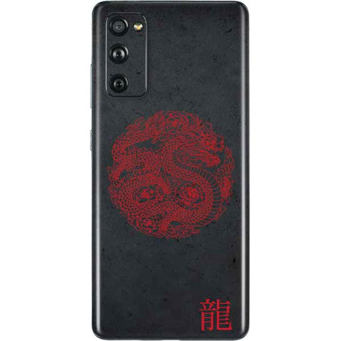 Red Dragon Galaxy S20 Fan Edition Skin