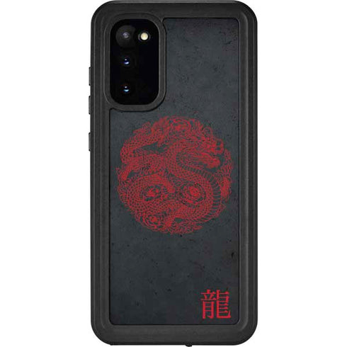 Red Dragon Galaxy S20 Waterproof Case