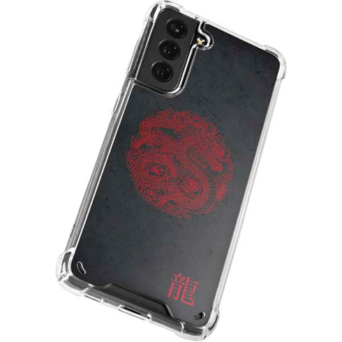 Red Dragon Galaxy S21 Plus 5G Clear Case