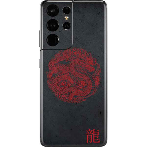 Red Dragon Galaxy S21 Ultra 5G Skin
