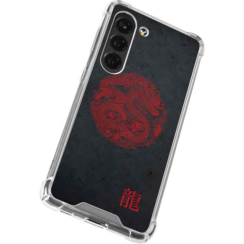 Red Dragon Galaxy S23 Clear Case