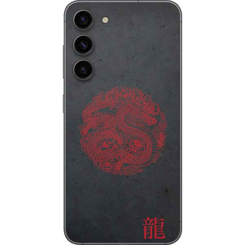 Red Dragon Galaxy S23 Plus Skin