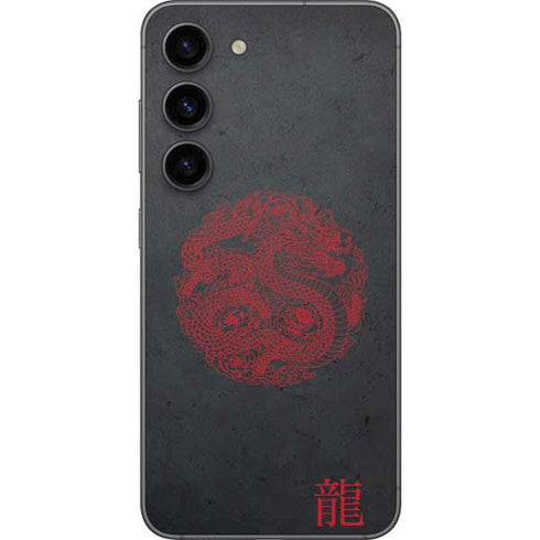 Red Dragon Galaxy S23 Skin