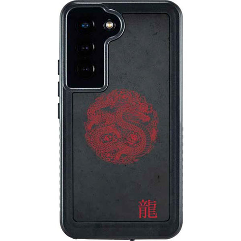 Red Dragon Galaxy S23 Waterproof Case