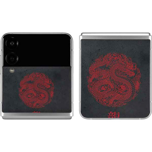 Red Dragon Galaxy Z Flip4 5G Skin