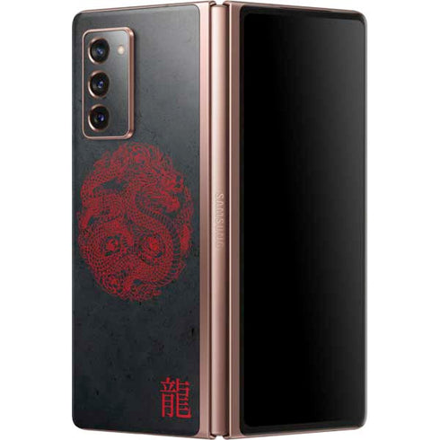 Red Dragon Galaxy Z Fold2 5G Skin