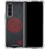 Red Dragon Galaxy Z Fold4 5G Clear Case