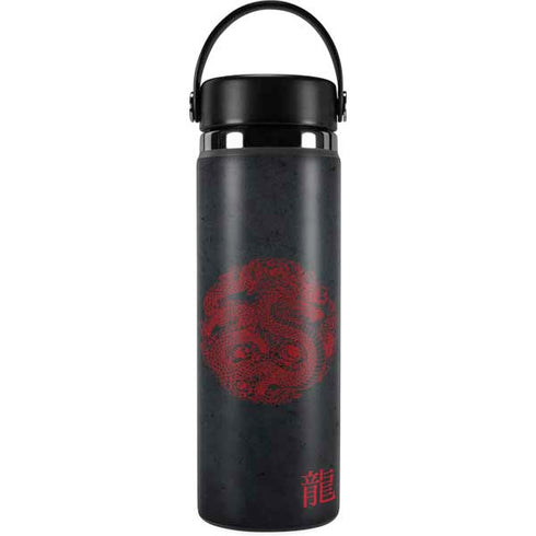 Red Dragon Hydro Flask 20oz Wide Mouth Skin