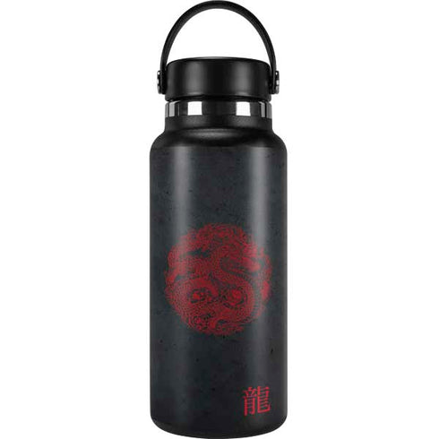 Red Dragon Hydro Flask 32oz Wide Mouth Skin